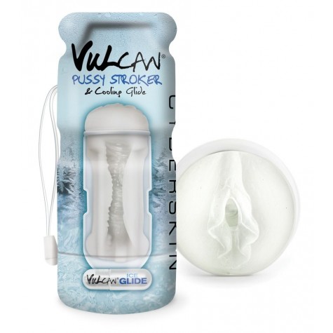 Мастурбатор-вагина CyberSkin Vulcan Pussy Stroker with Cooling Glide