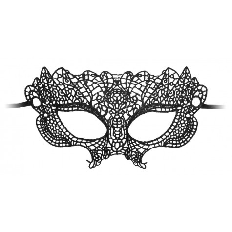 Черная кружевная маска Princess Black Lace Mask